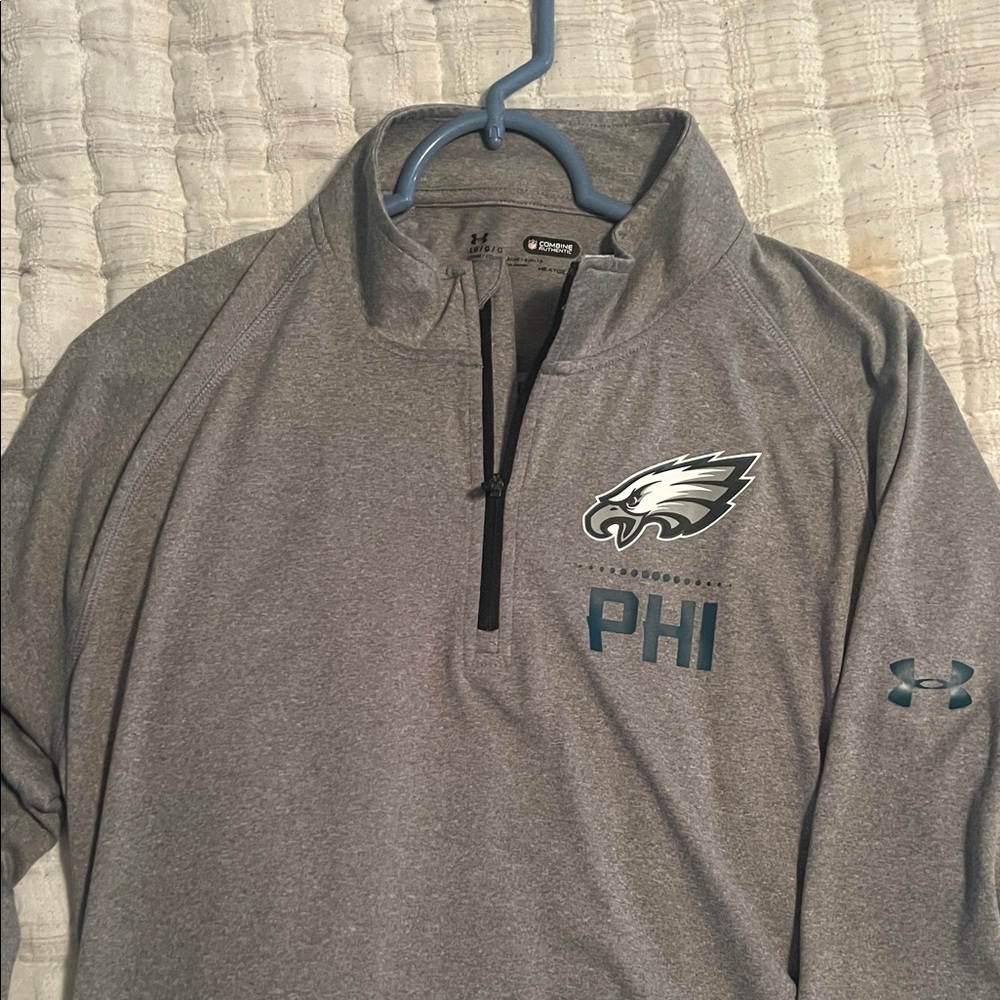 Under Armour Gray Eagles Quarter-Zip Pullover